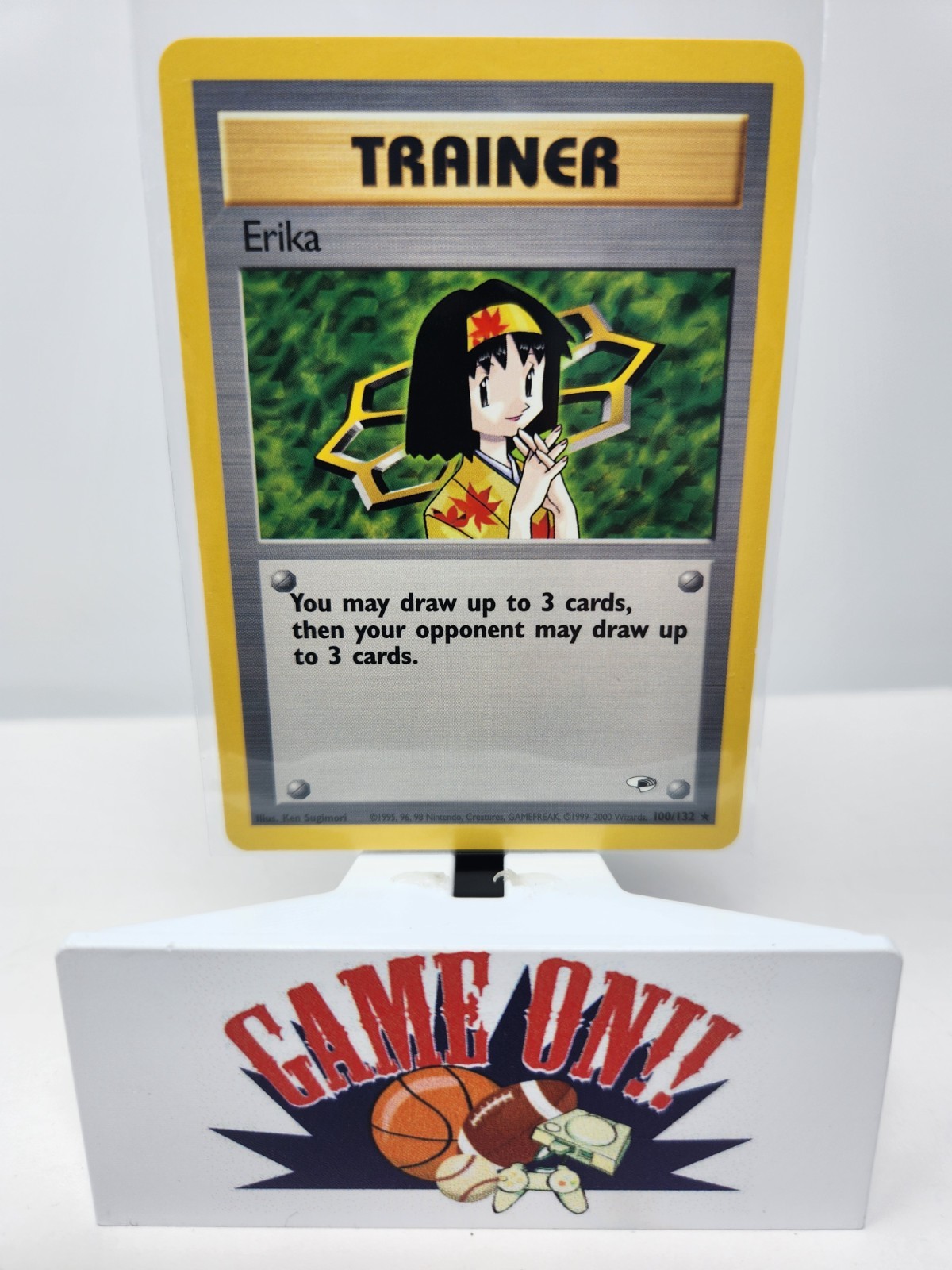Pokémon Erika 100/132 Gym Heroes Unlimited Rare