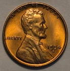 #6 GEM BU++ Low Mintage 1954 D Lincoln Wheat Cent