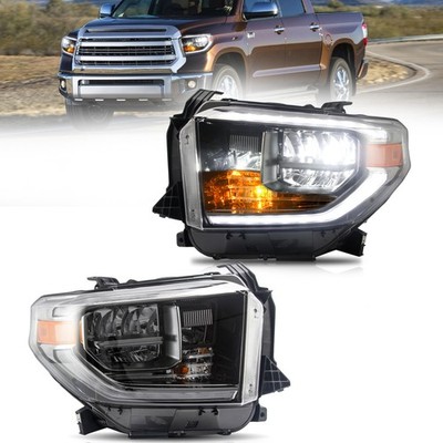 VLAND Full LED Scheinwerfer für 2014-21 Toyota Tundra mit Sequentiellem Blinker