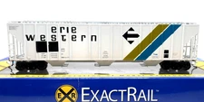 HO EXACTRAIL EE-1704-1 EVANS 4780 CF HOPPER ERIE WESTERN ERES COVERED MARKINGS