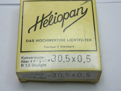 Heliopan Skylightfilter mit Schirm 30,5mm 30,5 x 0,5 R1,5