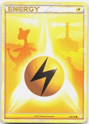 Lightning Energy Common HeartGold SoulSilver HS Energy 118/123 2010 LP
