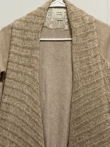 Saturday Sunday By Anthropologie Beige Strickjacke Pullover Damen Gr. XS - Bild 2 von 10