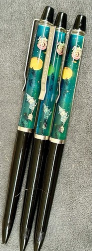 Vintage Lot Of 3 Betty Boop Halloween Witch Floaty Plastic Black Pens 🖊️ 1983