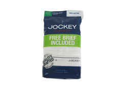 Jockey Classics Full Rise Briefs-5 Pack White Underwear Cotton New In Package