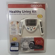 NEW OMRON Healthy Living Kit Fat Loss Monitor HBF-306 & Pedometer