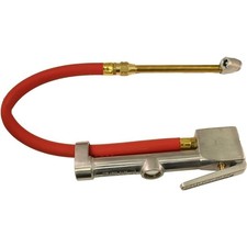 Milton S-506 Dual Head Chuck Tire Inflator Gauge 10 - 160 Psi 15 Hose