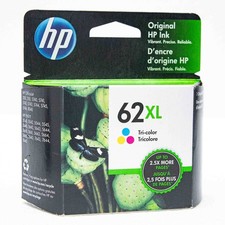 OEM Genuine HP 62XL TRI-COLOR Ink Cartridge Brand New / Sealed Exp DEC 2019