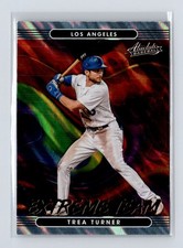 2022 Panini Absolute Extreme Team Retail Lava #ET-2 Trea Turner Dodgers