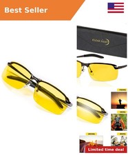 Night Driving Glasses Anti Glare Polarized - Night Vision Tac Glasses