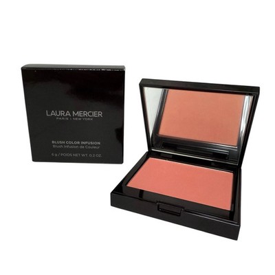 LAURA MERCIER Blush Color Infusion PEACH Light Coral 0.2 oz./6 g Full Size NIB