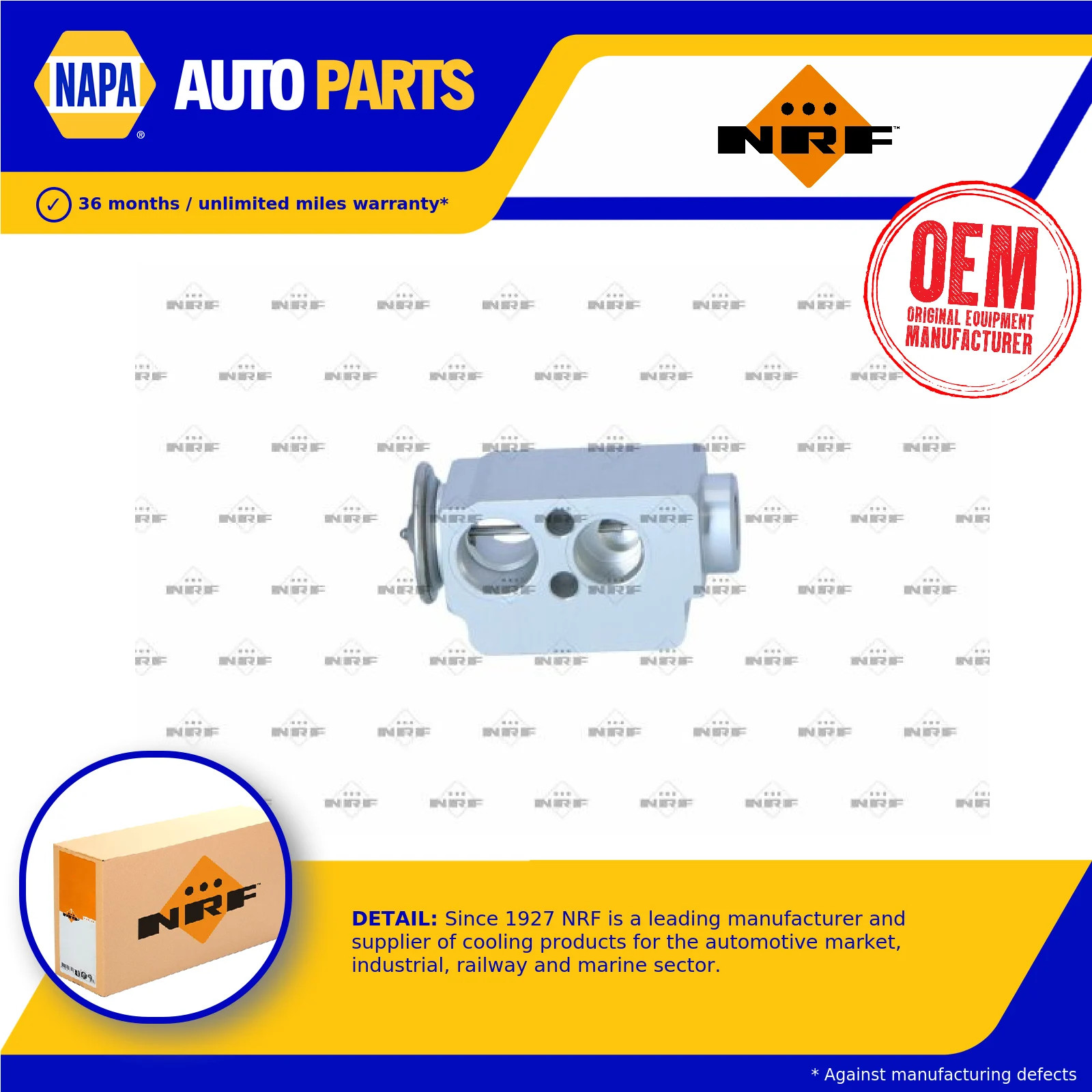 Air Con Expansion Valve fits BMW 330D 3.0D 04 to 13 AC Conditioning NRF Quality