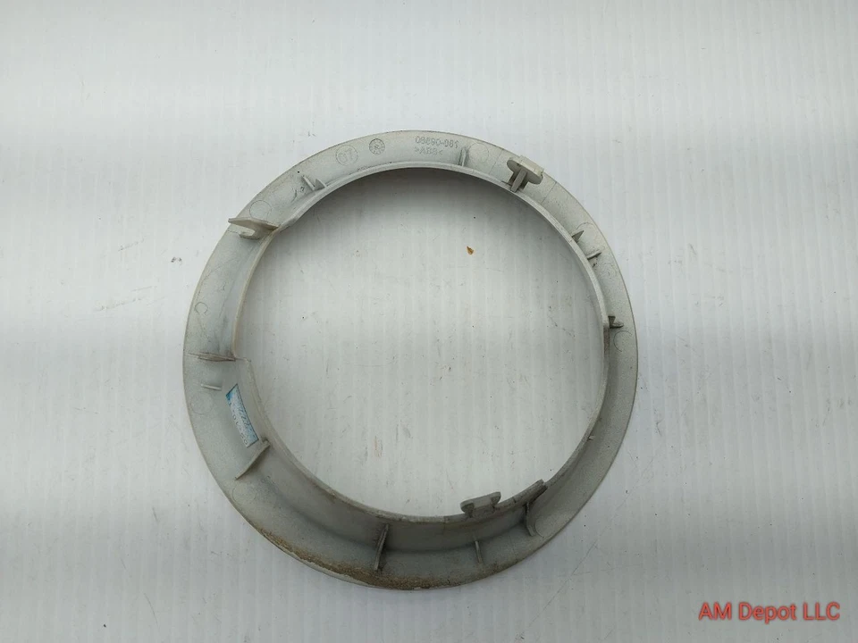 2017 Mini Cooper S F56 Fuel Filler Door Trim Cover Ring Pepper White 16117417843 - Image 2 of 3