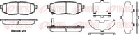 Remsa BremsbeläGe BremsklöTze Hinten FüR Subaru Forester Sj_ 2.0 D AWD 1228.01