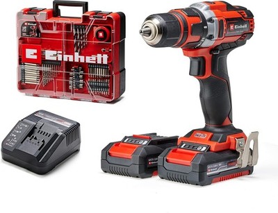 Einhell Akku-Bohrschrauber-Set TE-CD 18/40 Li +69 (2 x 2,0 Ah) Power X-Change