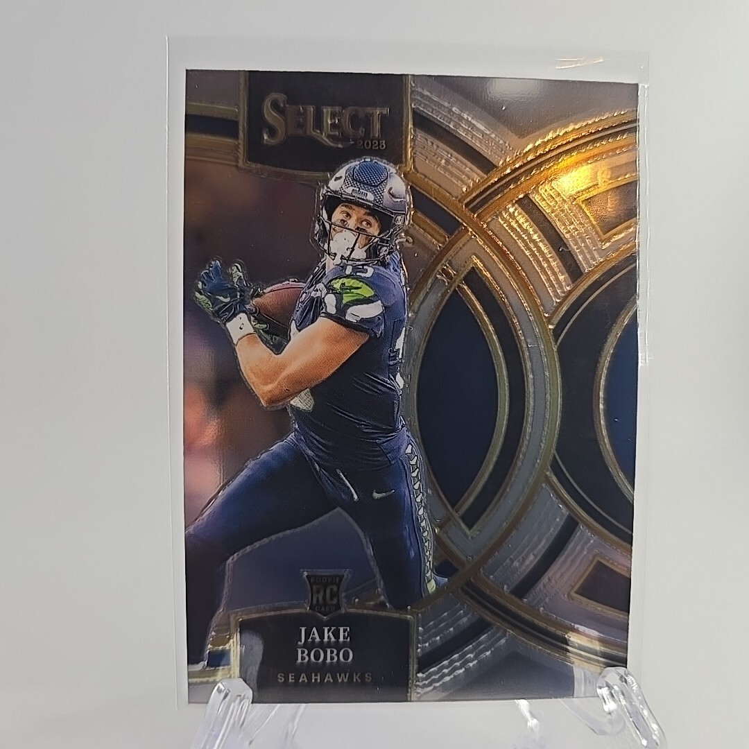 2023 Panini Select #149 Jake Bobo Premier Level RC Seattle