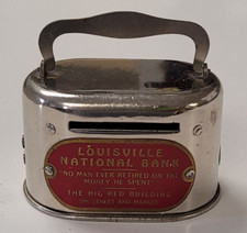Portable Safe Coin Bank LOUISVILLE NATIONAL BANK Stronghart Co.