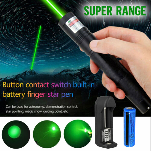 9900Miles 532nm Green Laser Pointer Pen Light Astronomy Beam Rechargeable Lazer - Picture 6 of 24