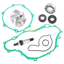 For Yamaha YFZ450 Water Pump Impeller Rebuild Kit Bearing Shaft Gasket 2004-2013