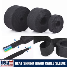 Heat Shrink Braid Sleeving Fabric Tubing Abrasion Cable Protection Wire/Sheath