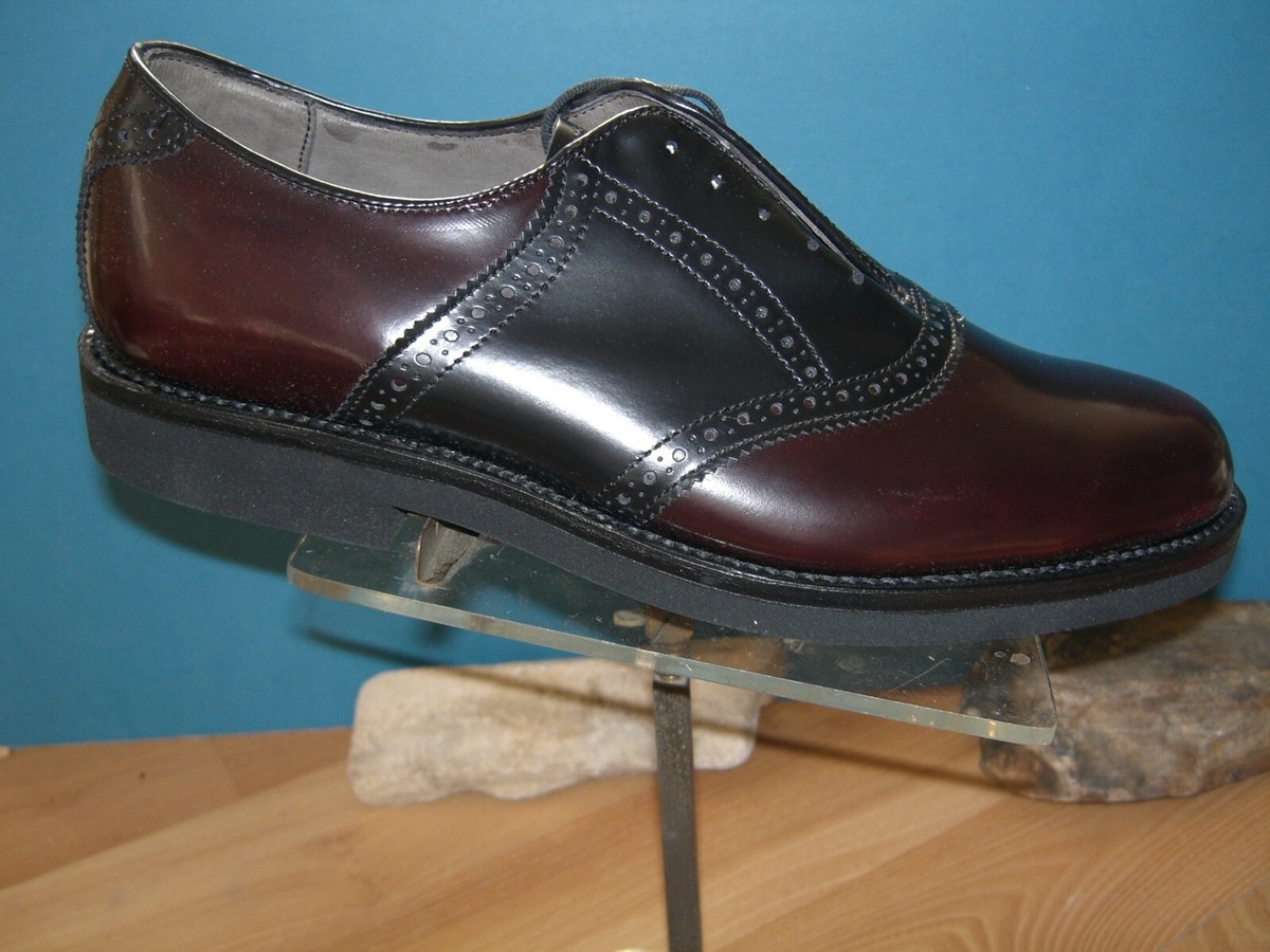 Vintage Men's Keith Highlanders Black & cordovan Saddle Vintage Men's Keith Highlanders Black & cordovan Saddle
