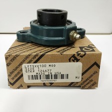 DODGE 124677 LFTSXV100 MOD 2 bolt 1"Bore Flange Bearing New