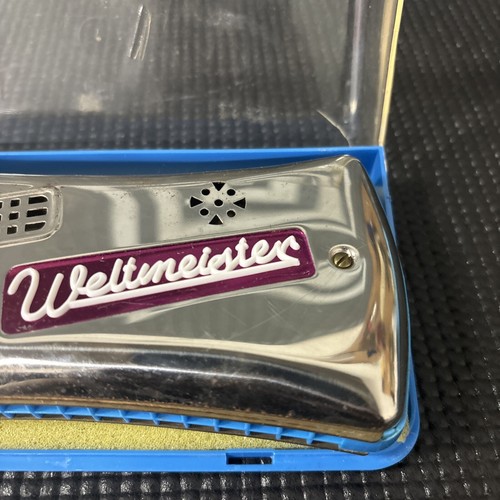Vintage Mouth Organ Harmonica Double Sided Weltmeister Vermona Made in Germany - Picture 4 of 11