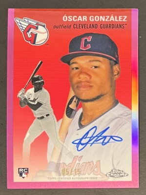 12% off!  (pick!) Cleveland Guardians 2023 Topps Chrome Platinum Anniv  
