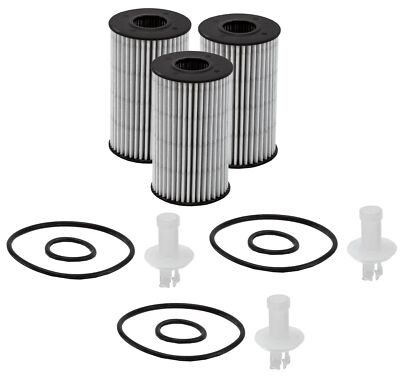 Wix XP Set of 3 Engine Motor Oil Filters For Lexus Toyota StdAsp Automatic CVT