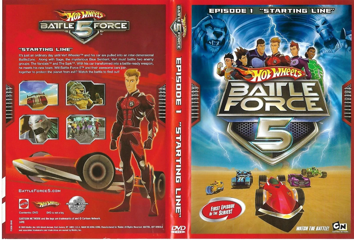 HOT WHEELS BATTLE FORCE 5 episode 1 STARTING LINE kids CARS