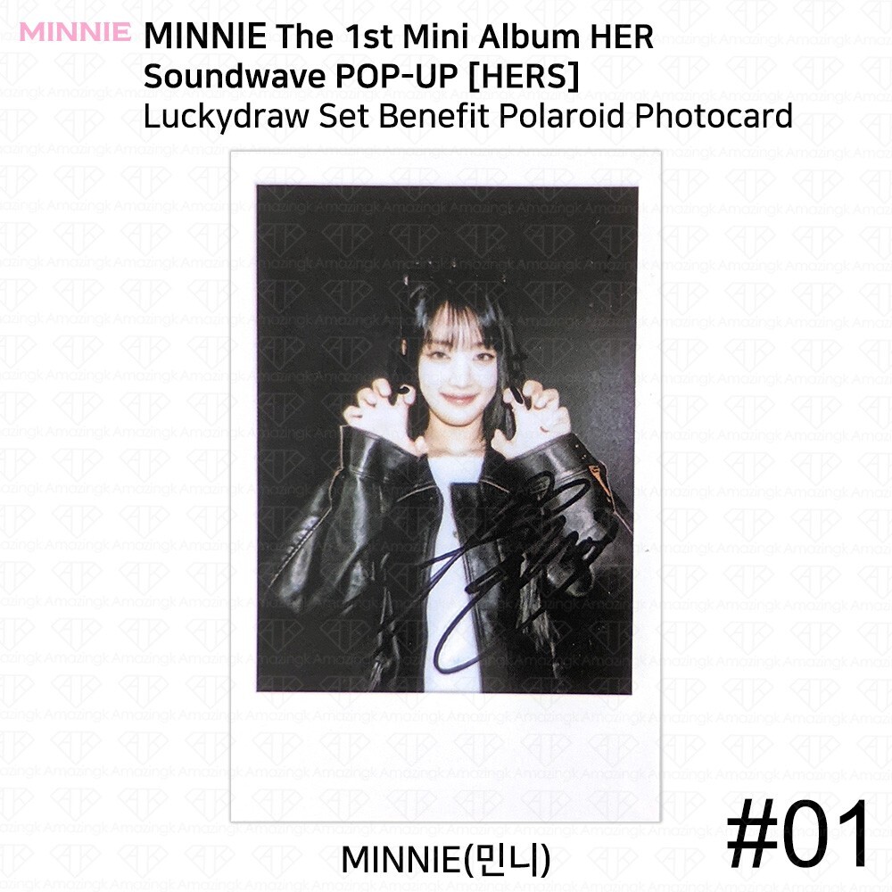 MINNIE 1st Mini Album HER Soundwave POP-UP HERS MD Benefit