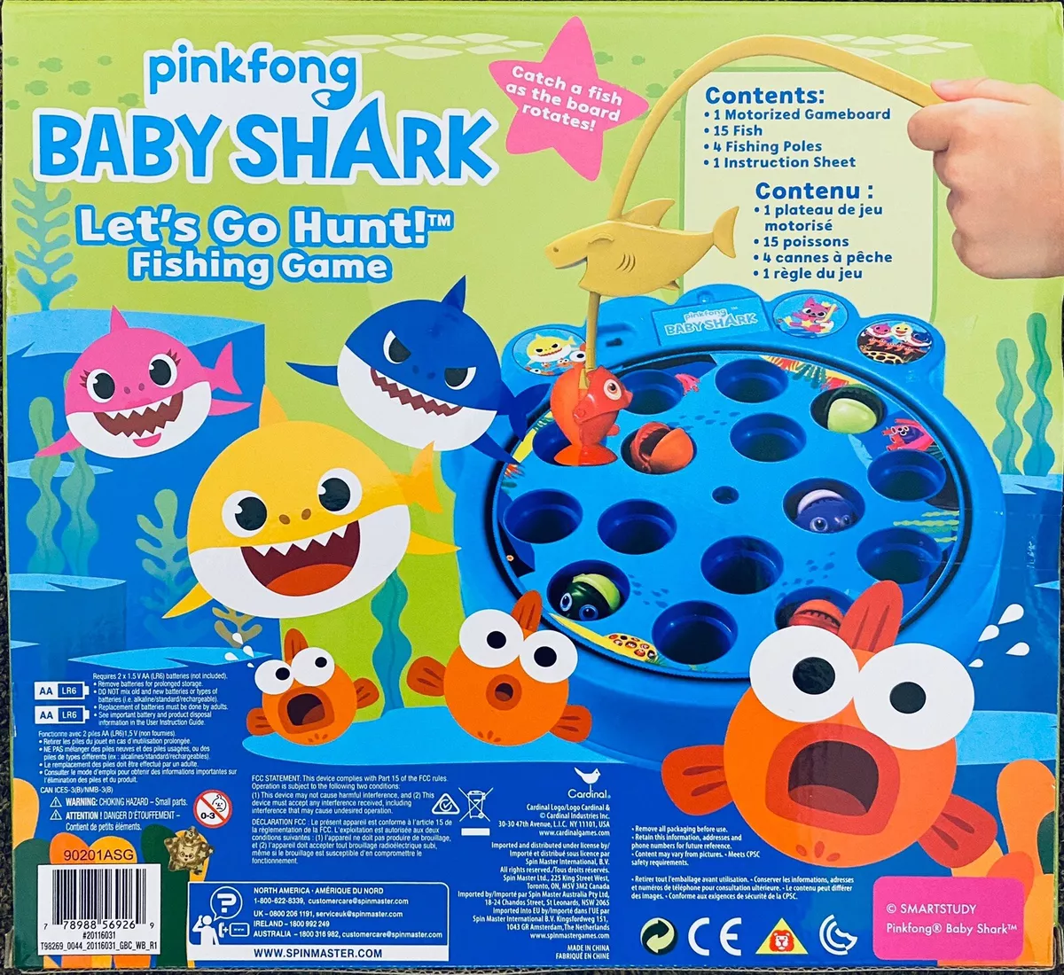 Baby Shark Let's Go Hunt Fishing Game, Age 4+