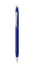 Cross Century Ballpoint Pen Translucent Blue New In Box AT0082-112