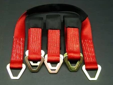 4 Axle Straps 36" Car Trailer Auto Hauler Tow Truck ATV Tie Down Wheel Strap RED