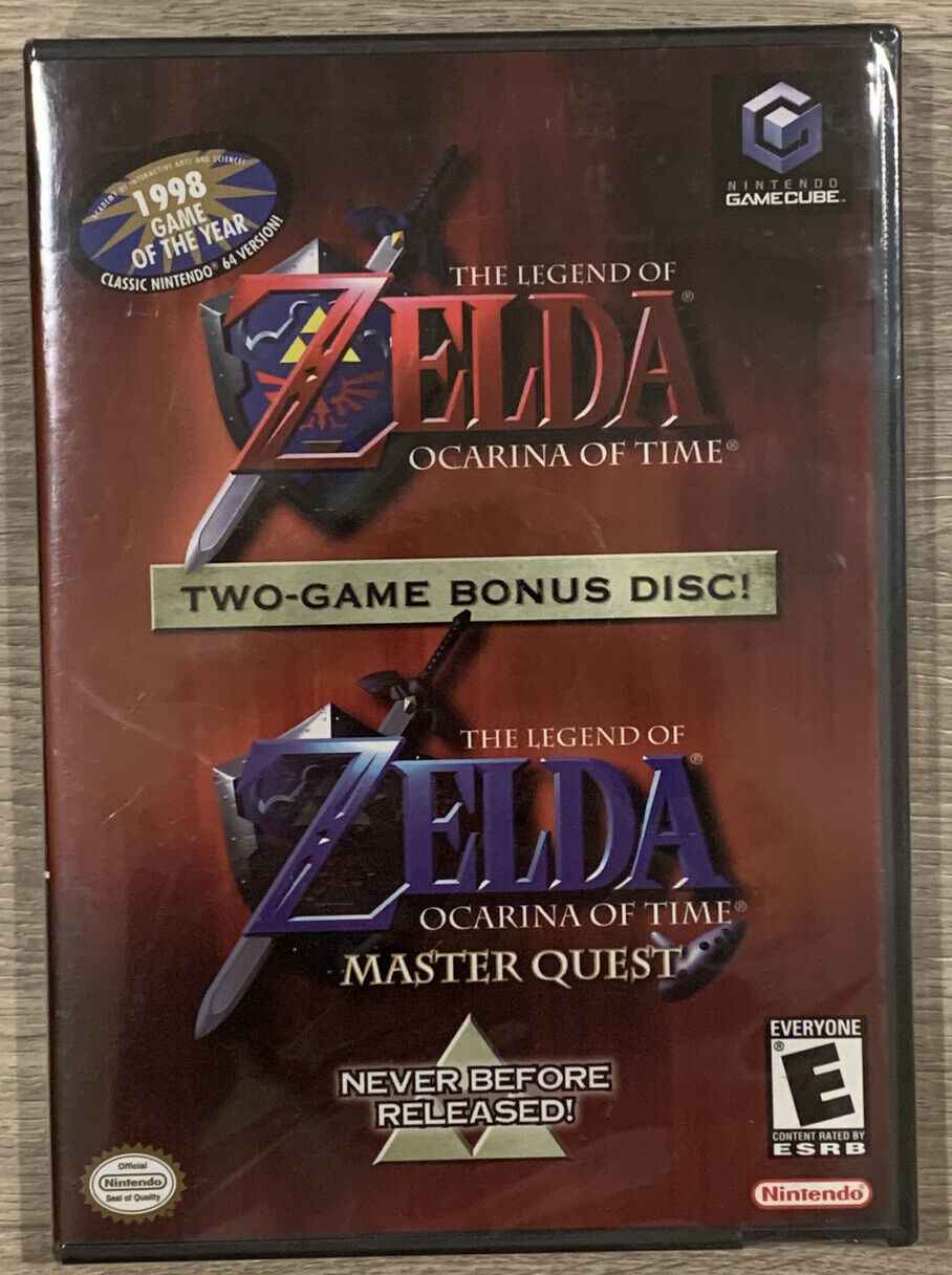 The Legend of Zelda: Ocarina of Time - Master Quest (GameCube, 2003) CIB