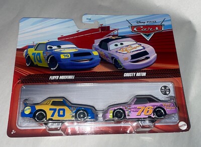 NIP Disney Cars 3 collectible metal Floyd Mulvihill and Crusty