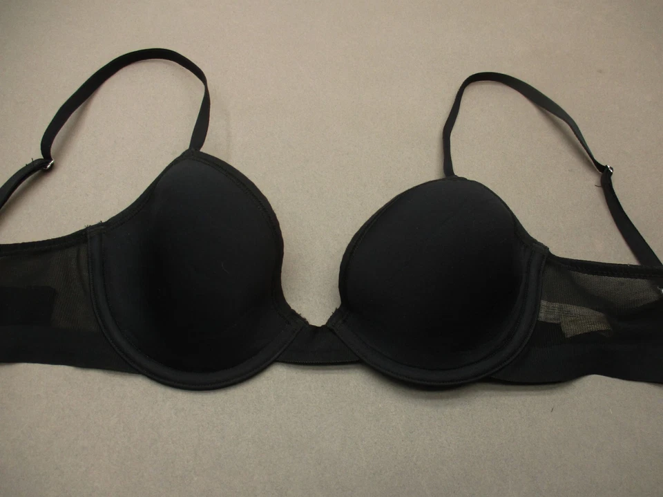 Sujetador Demi 30C ONE GOSSAMER para mujer negro forrado con aros cierre trasero 6G Foto 2 de 4