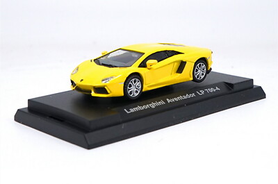 1/64 Scale Lamborghini Aventador LP700-4 Yellow Diecast Car Model Toy Gift NIB 