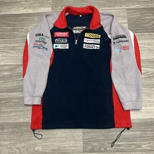 Gabriel Zughella Go Kart Fleece Jacket Men L 1/4 Zip Argentina Racing Sweatshirt