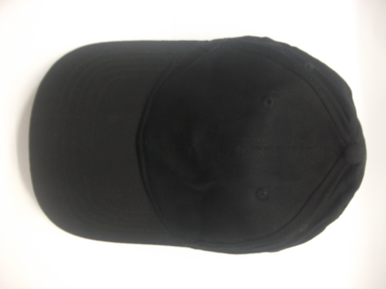 Plain Blank Hat Black Hook Loop Baseball Cap With… - image 7