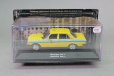 ZT747 IXO voiture 1/43 Taxi du Monde rare Mercedes 300D Madère 1983 jaune