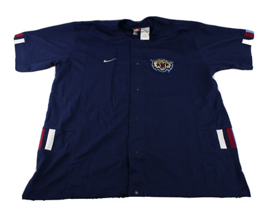 Villanova Wildcats NCAA Nike Warmup Shooting Shirt Jersey Button Dwn NWT 90s VTG