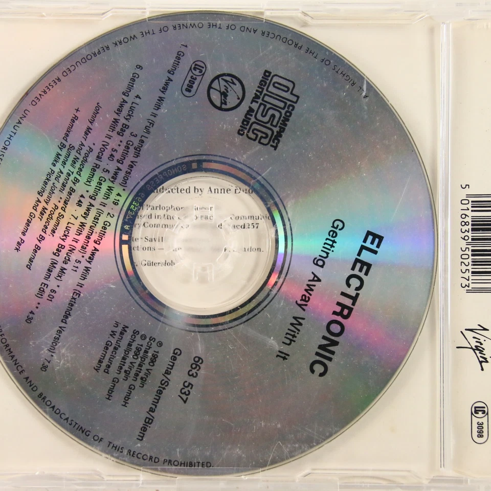 Music Musik MAXI Electronic – Getting Away With It... Electronic! Gut - Bild 2 von 2