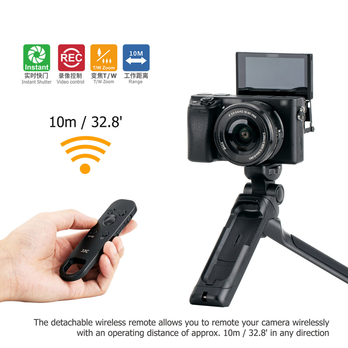 Bluetooth Remote Tripod fr Sony ZV1 A7C II A7SIII A7RIV V ZV-E10 ZV-E1  A6700