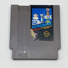 GYROMITE NES Video Game Nintendo Entertainment System Torn Sticker Tested Works