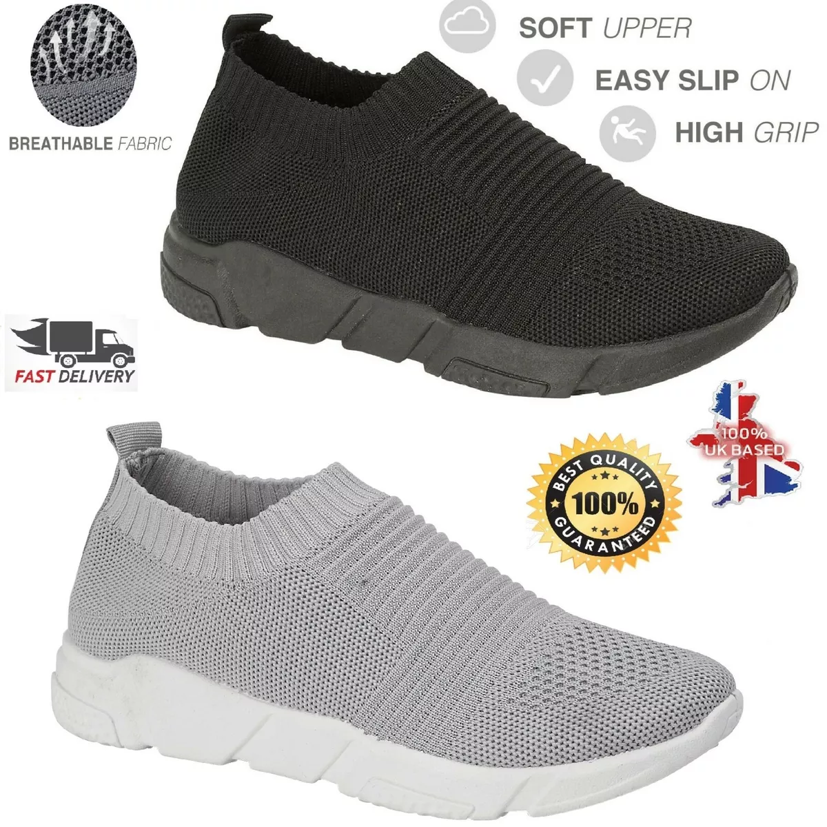 Slip on fitness shoes hot sale