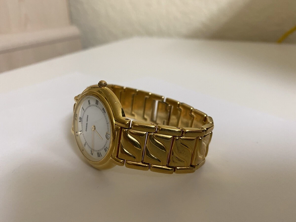 Daniel mink shop 18k gold watch