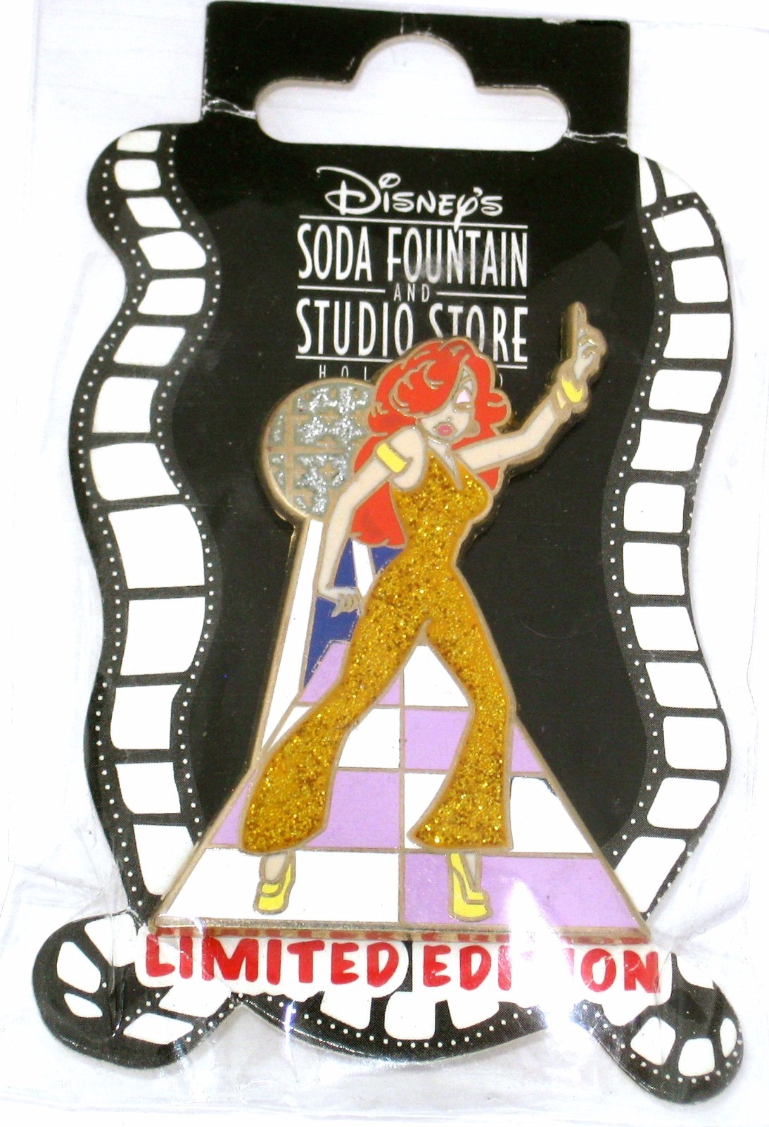 Rare LE DSF Disney Pin Jessica Rabbit Decade Series 1970s 70s Disco