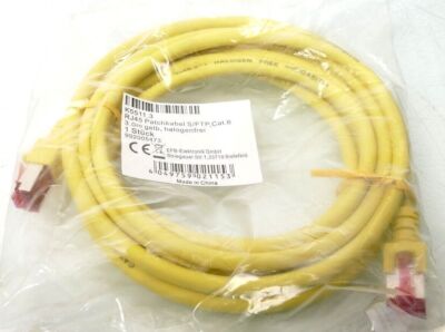 TIA/EIA 568B.2-1 CAT.6 Kabel S/FTP PIMF ISO/IEC 11801 halogenfrei 3m ...