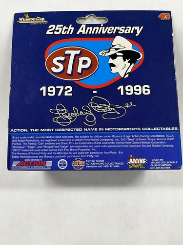 1996 Richard Petty #43 25th Anniversary STP 1:64 Action - Picture 2 of 2